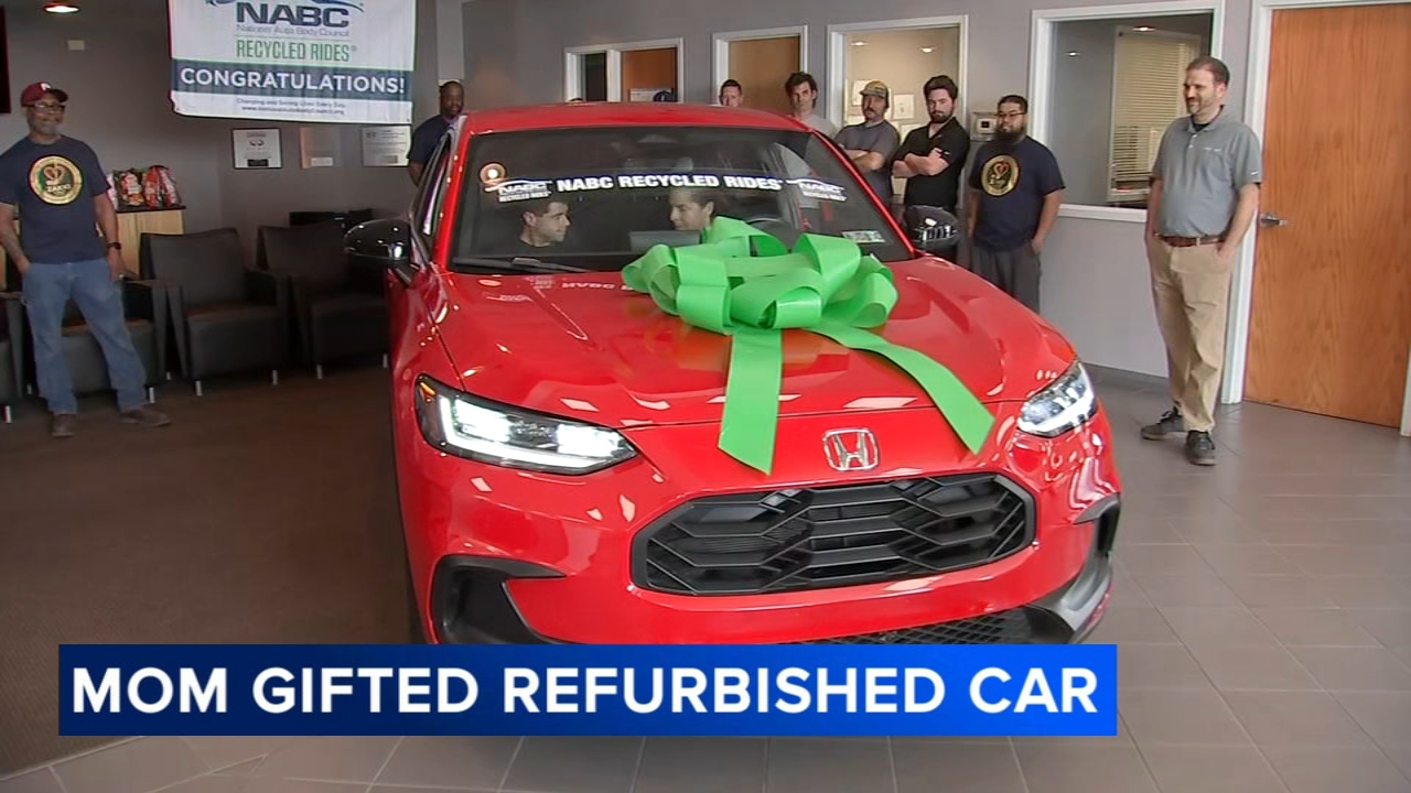 South Philadelphia mother of 3 gifted used car