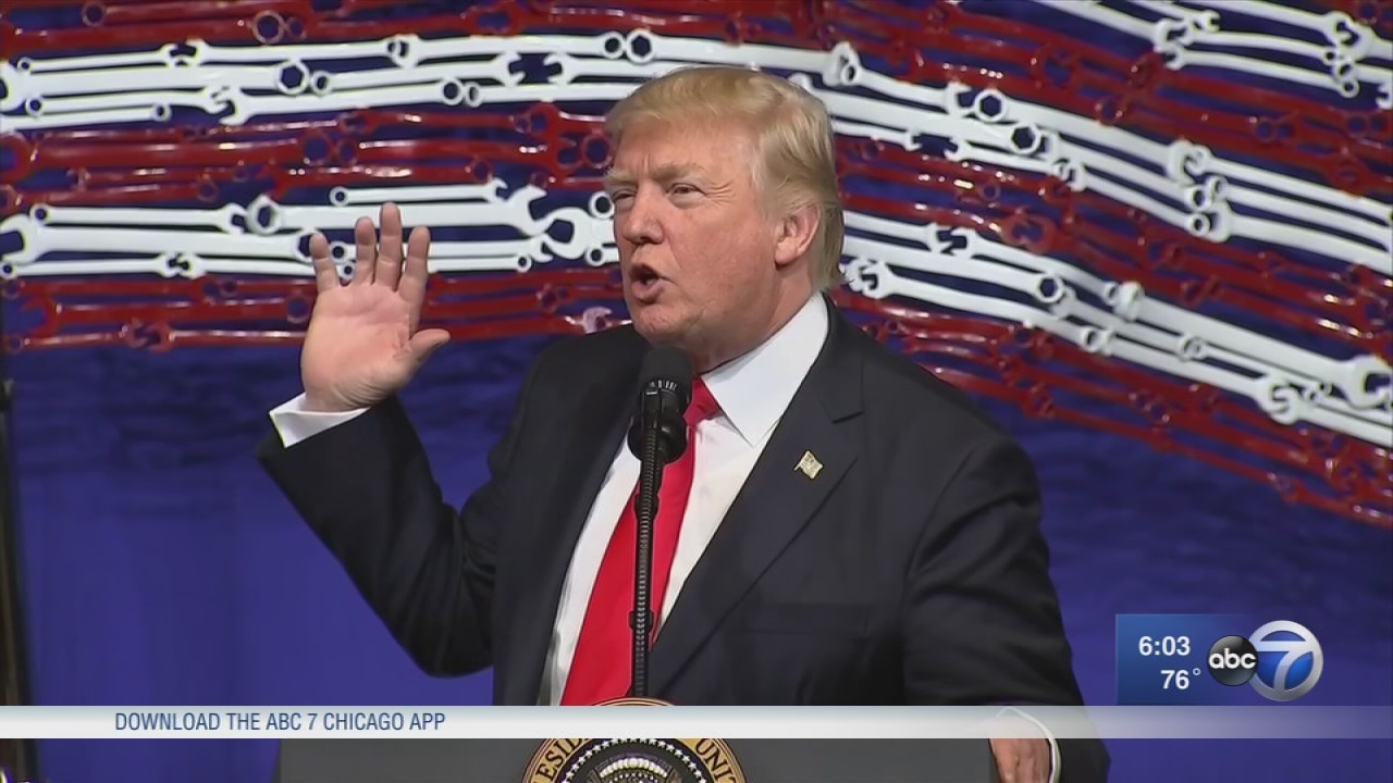 Trump signs immigration labor order during Wisconsin visit