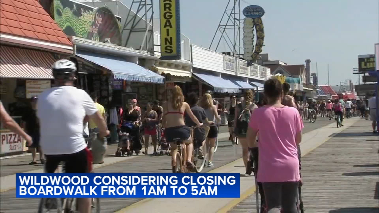 Wildwood considering overnight boardwalk closure