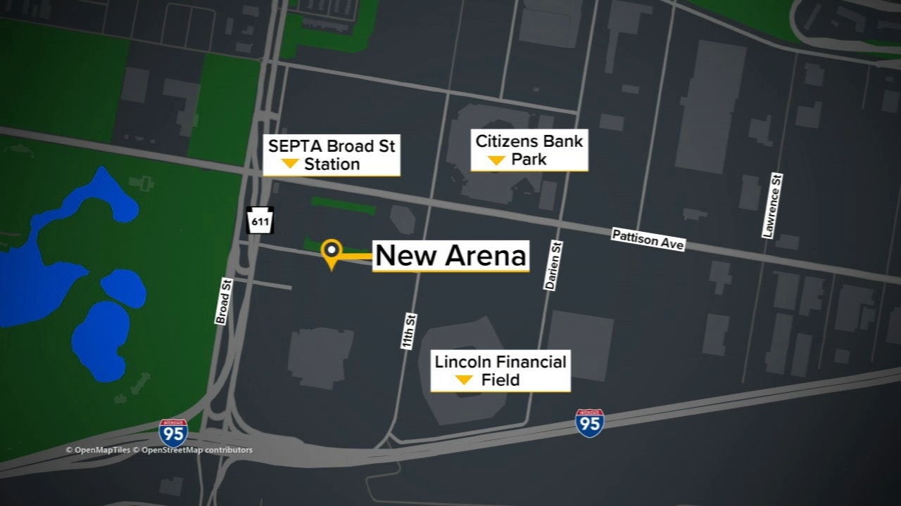 South Philadelphia location for new Sixers, Flyers and WNBA arena revealed