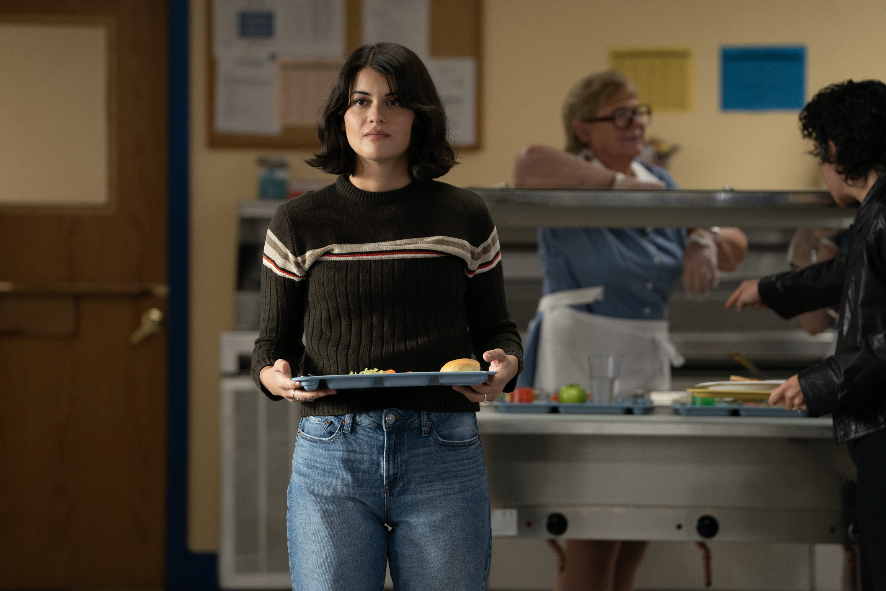 Sofia Black-D'Elia on set of "Never Change!"