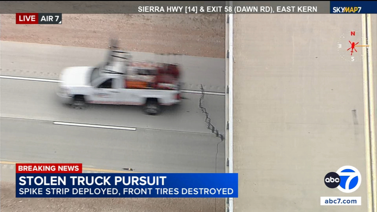 Driver in custody after leading authorities on chase through Antelope Valley