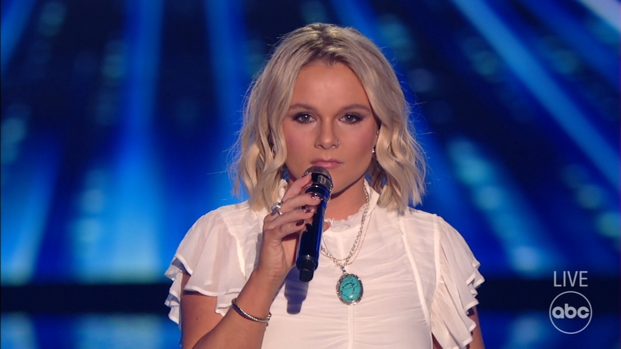 Indiana native Kyndal Inskeep fights through illness, vocal issues to make 'American Idol' top 9 for Disney week - ABC7 Chicago