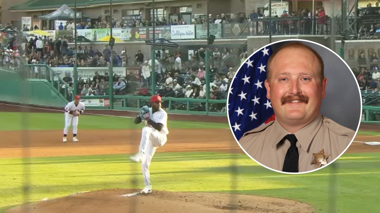 Sold-out Visalia Rawhide game honors fallen Tulare County Sheriff's Deputy
