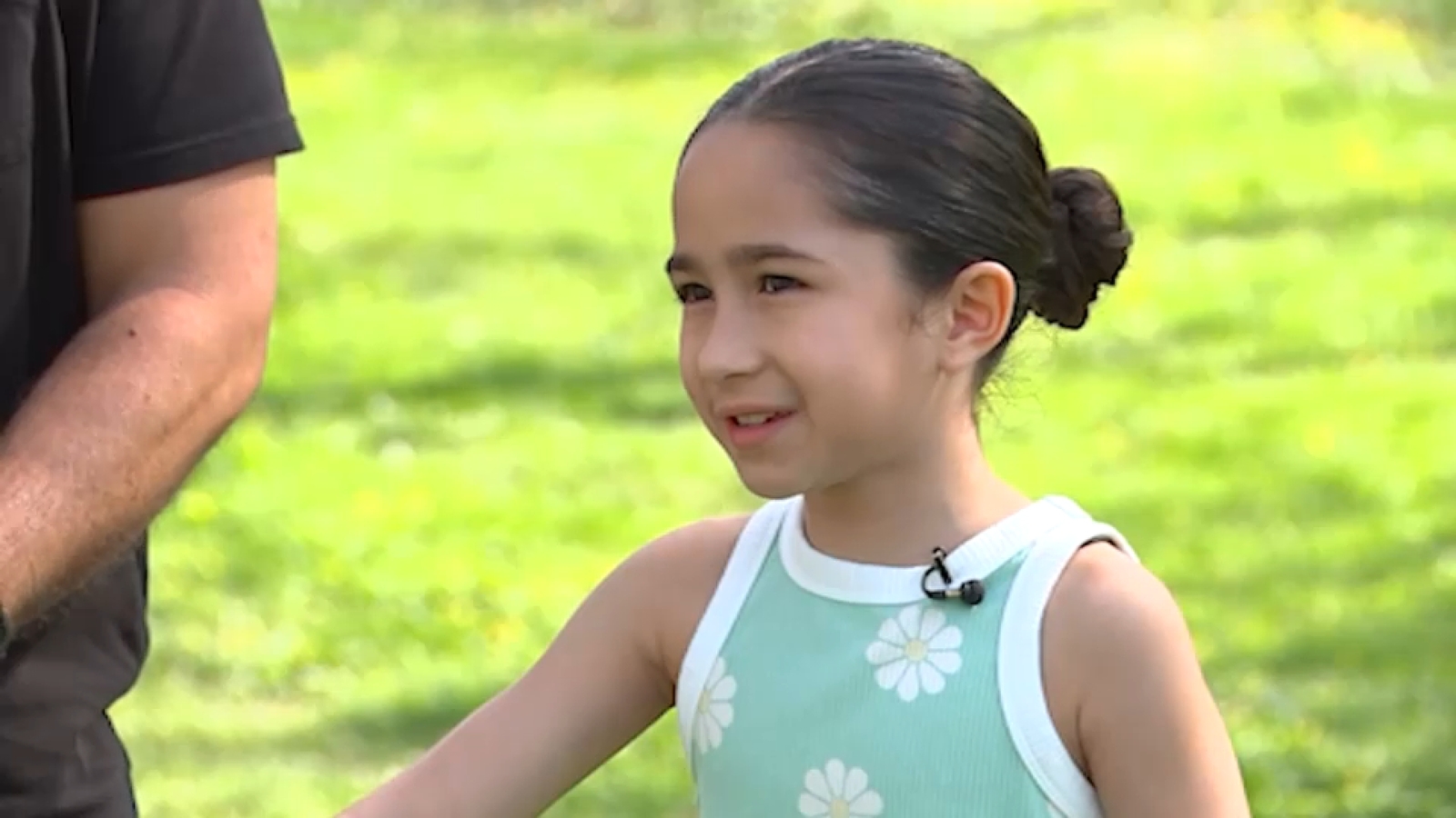 An 8-year-old girl is cleaning up her New Jersey community one piece of trash at a time