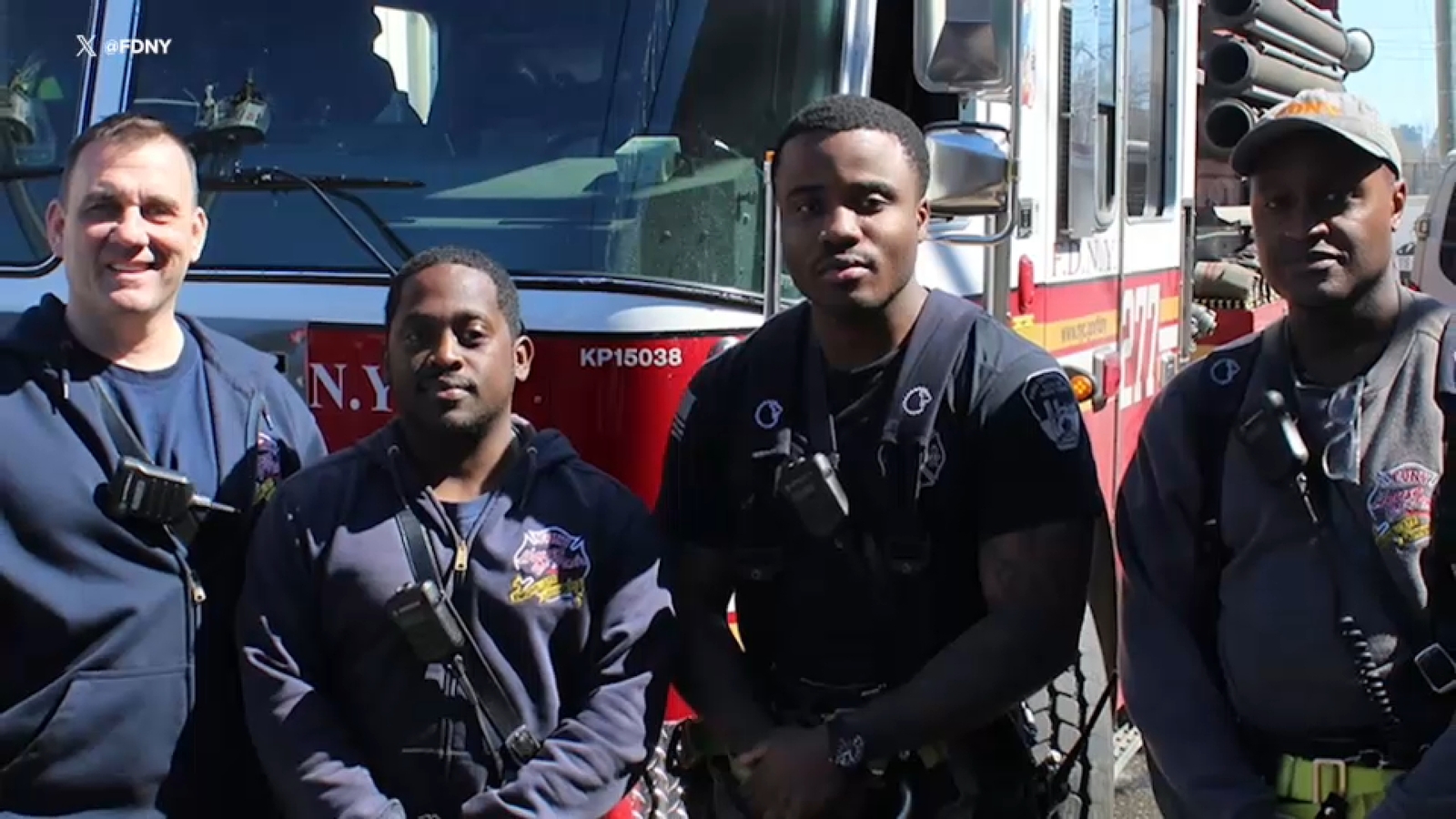 New York's Bravest jump into action to save newborn baby's life in Brooklyn