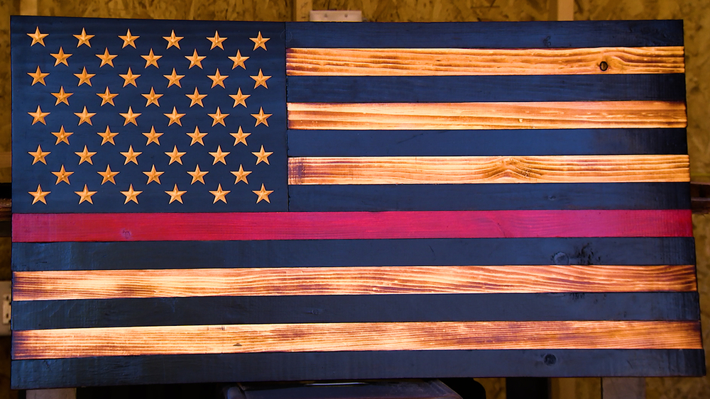 Unique flags created by a veteran