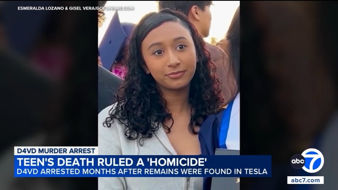 Singer D4vd arrested after teen found dead in his Tesla, LAPD says