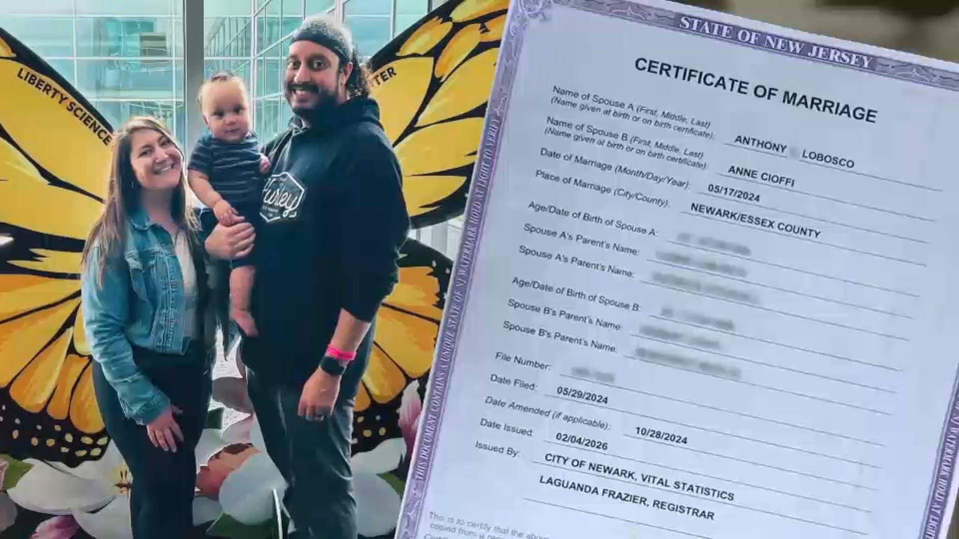 7 On Your Side: Wedded couple receive missing marriage license