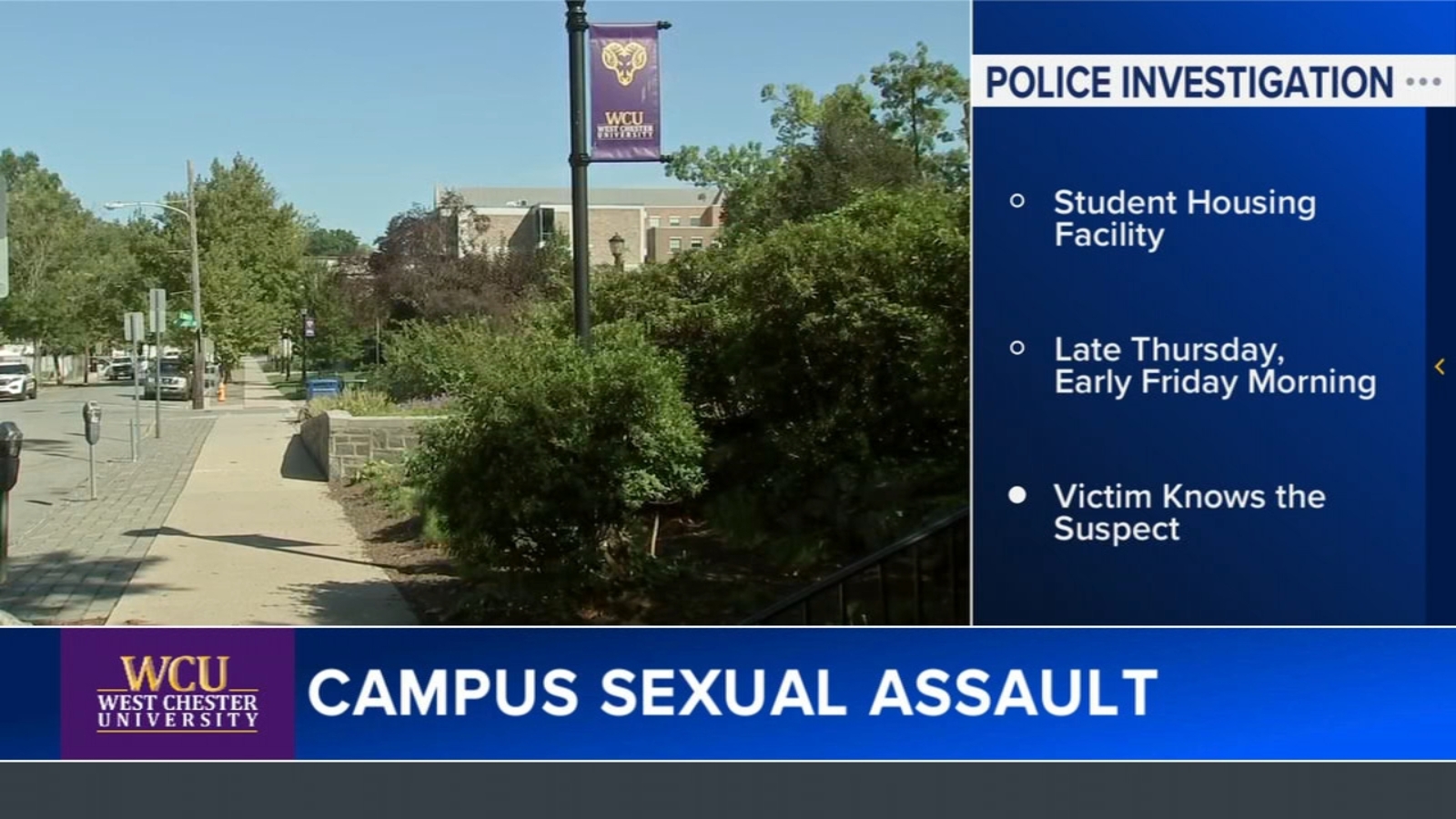 West Chester University police investigating campus sexual assault ...