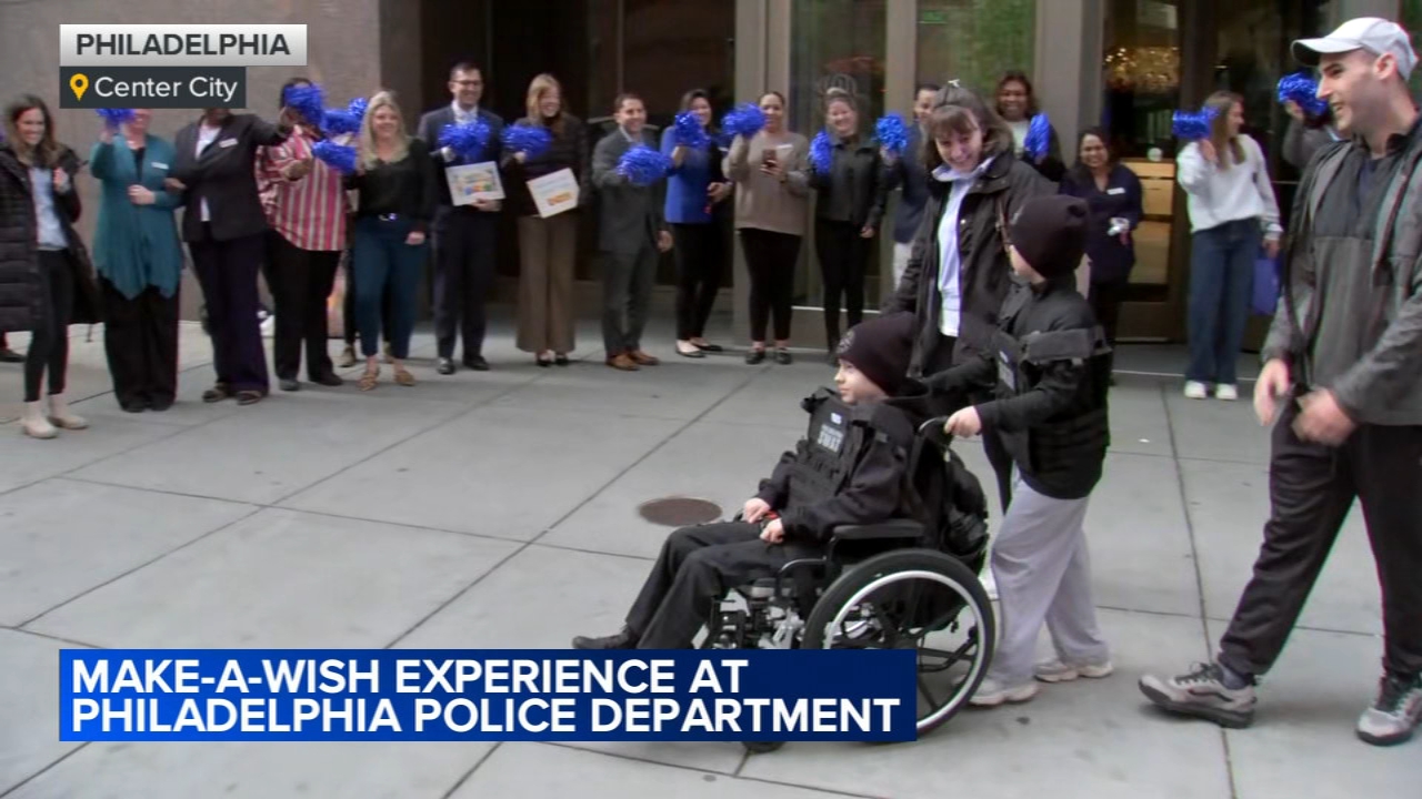 9-year-old spends the day with Philadelphia Police Department