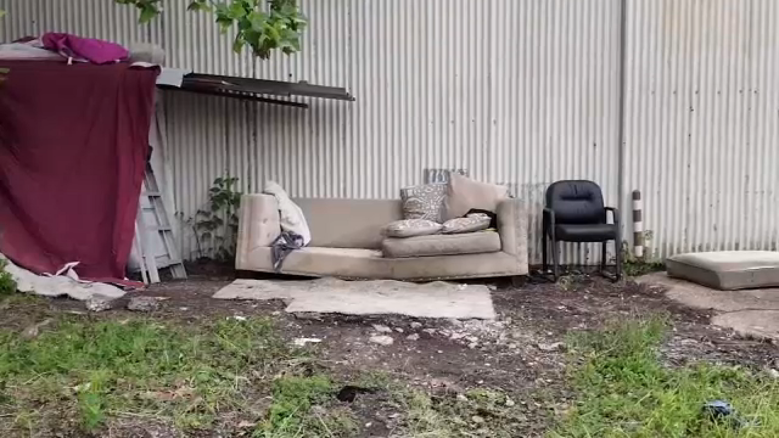 Southeast Houston business owners say they're concerned about fires happening at nearby encampment