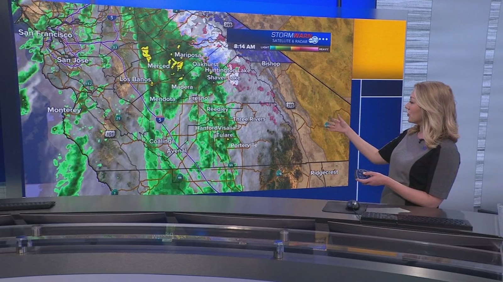 Thunderstorms present possible threat to Central Valley Tuesday afternoon