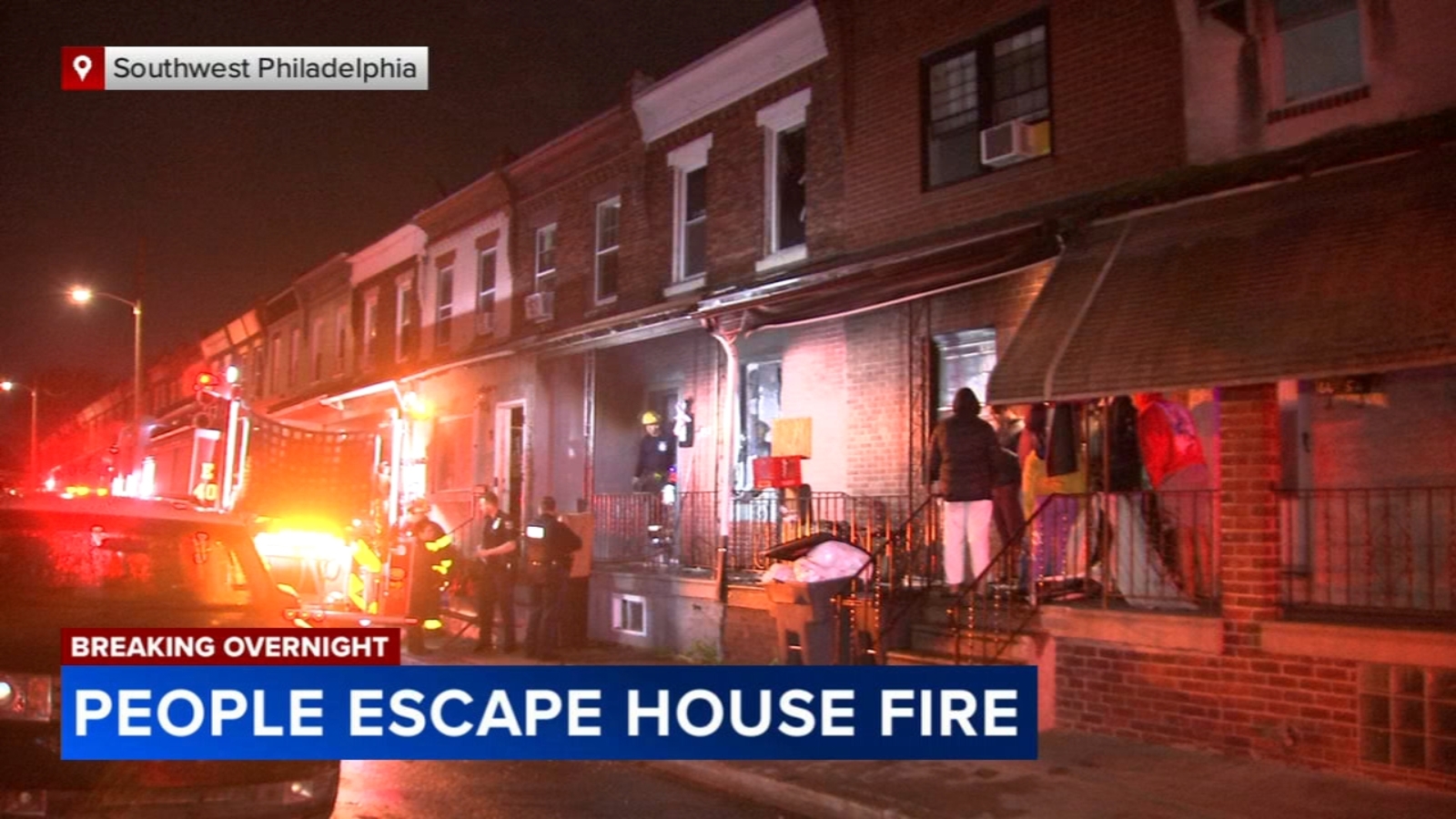Row home damaged after fire in Southwest Philadelphia - 6abc Philadelphia