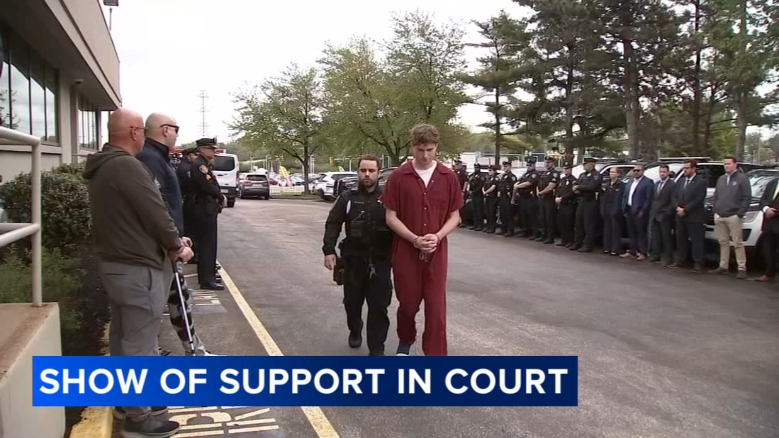 Plymouth Township police show solidarity as suspect in officer attack ...