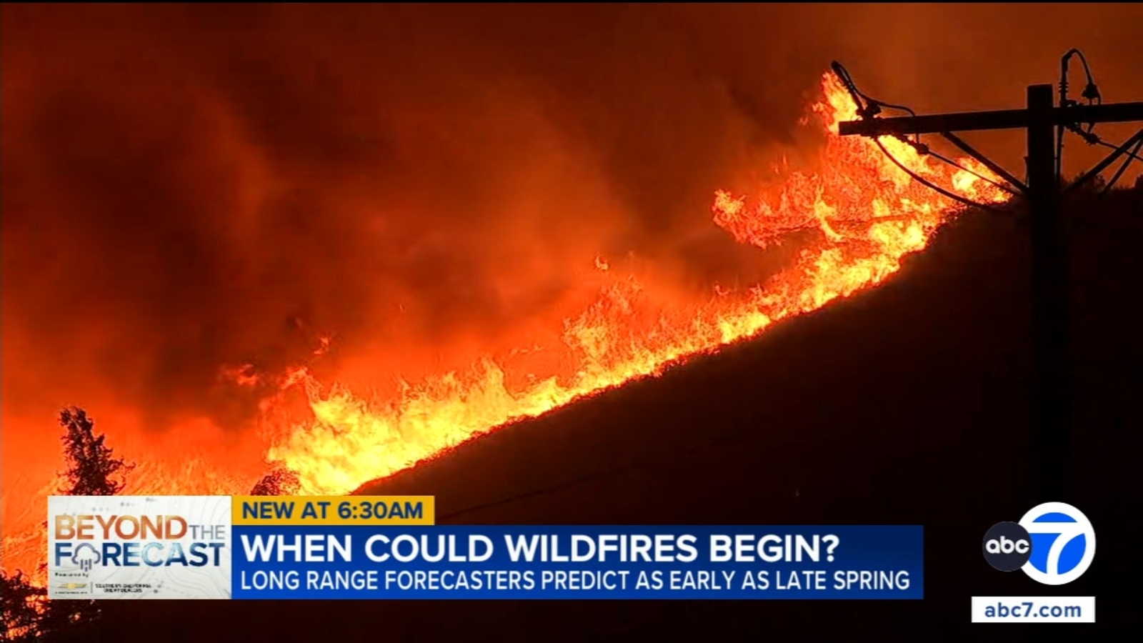 Wildfire forecast shows when California could see increased risk this ...
