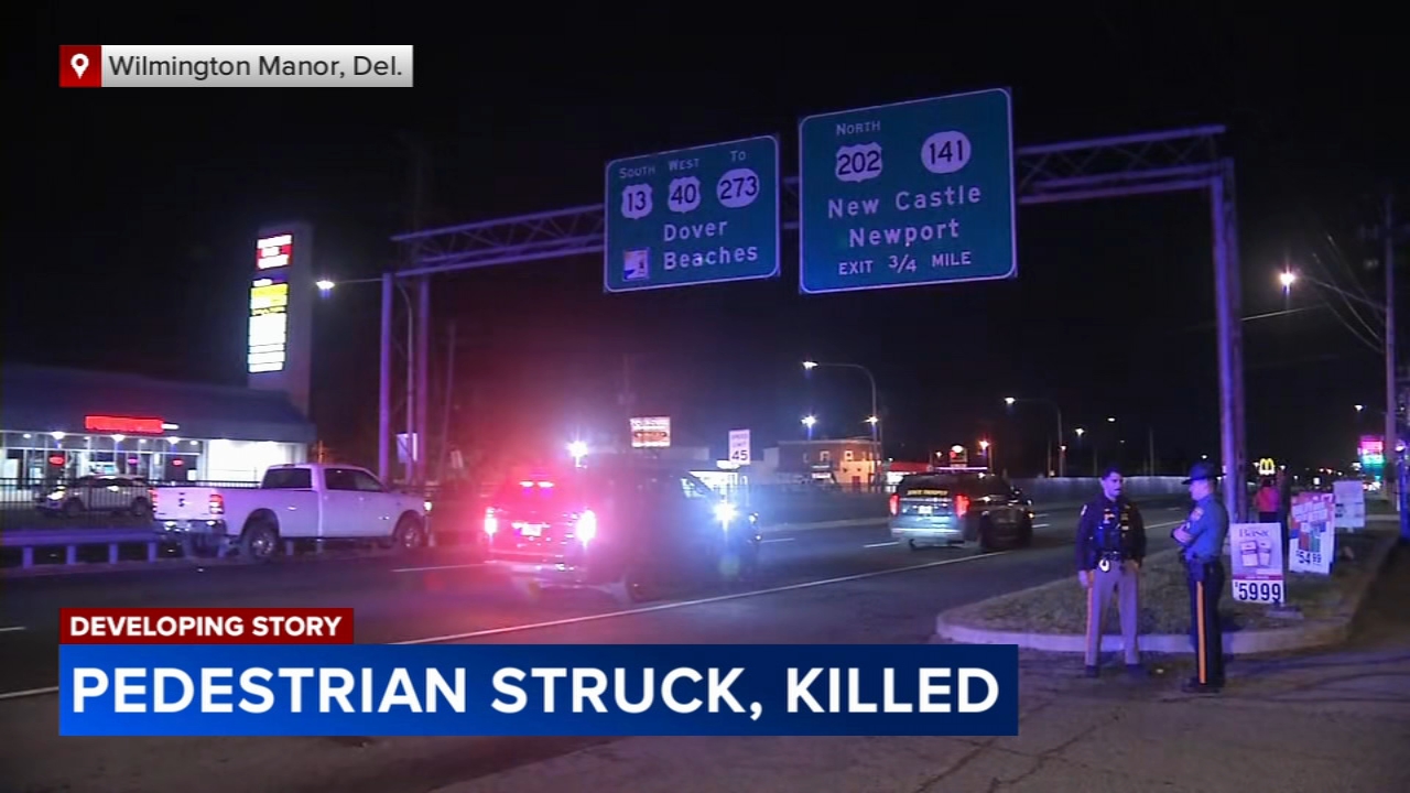 Pedestrian struck, killed on Route 13 in New Castle County
