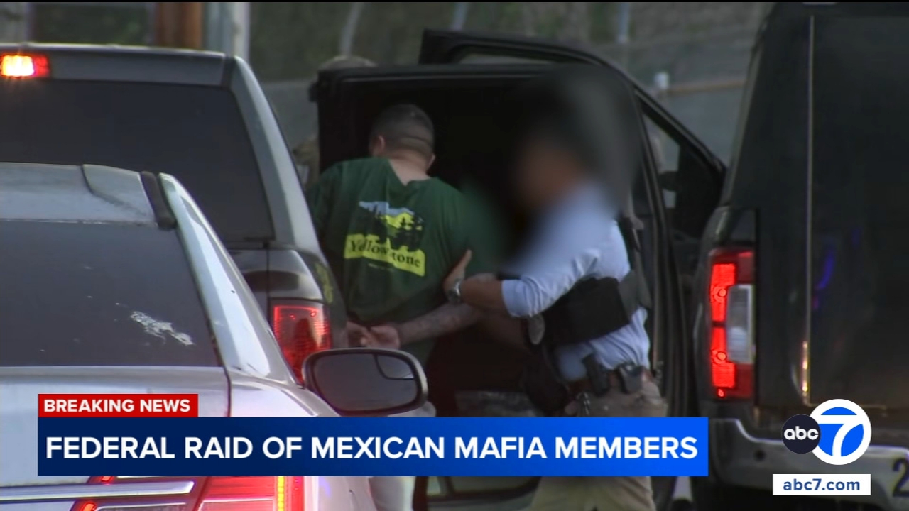 Mexican mafia members, associates arrested in major federal raid in Southern California