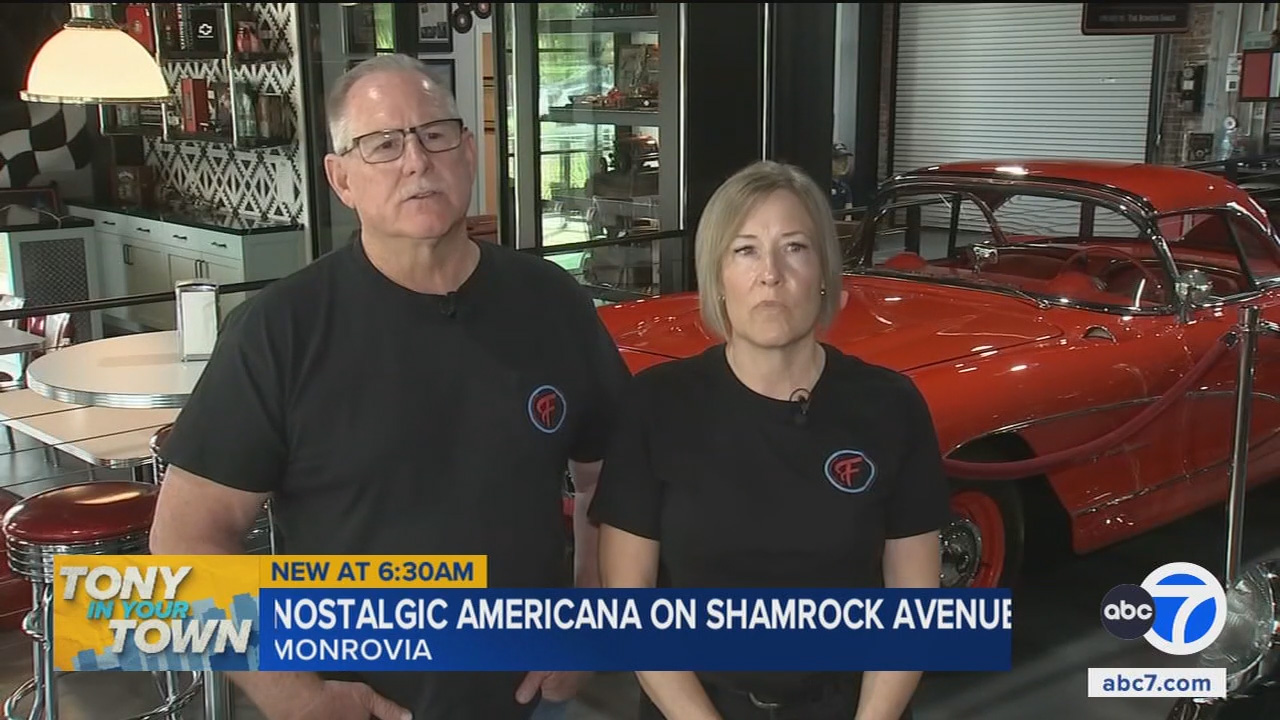 Historic buildings along Route 66 in Monrovia add to the city's charm
