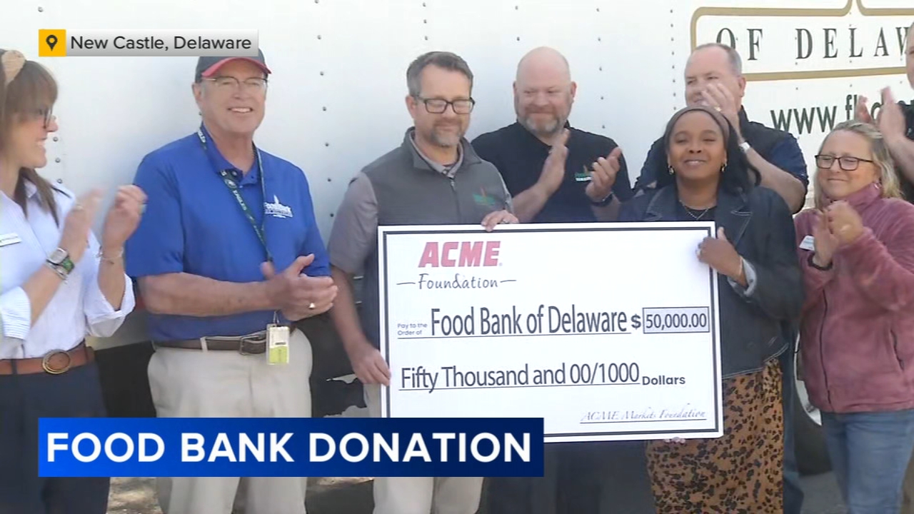 Food Bank of Delaware receives $50k donation from Acme