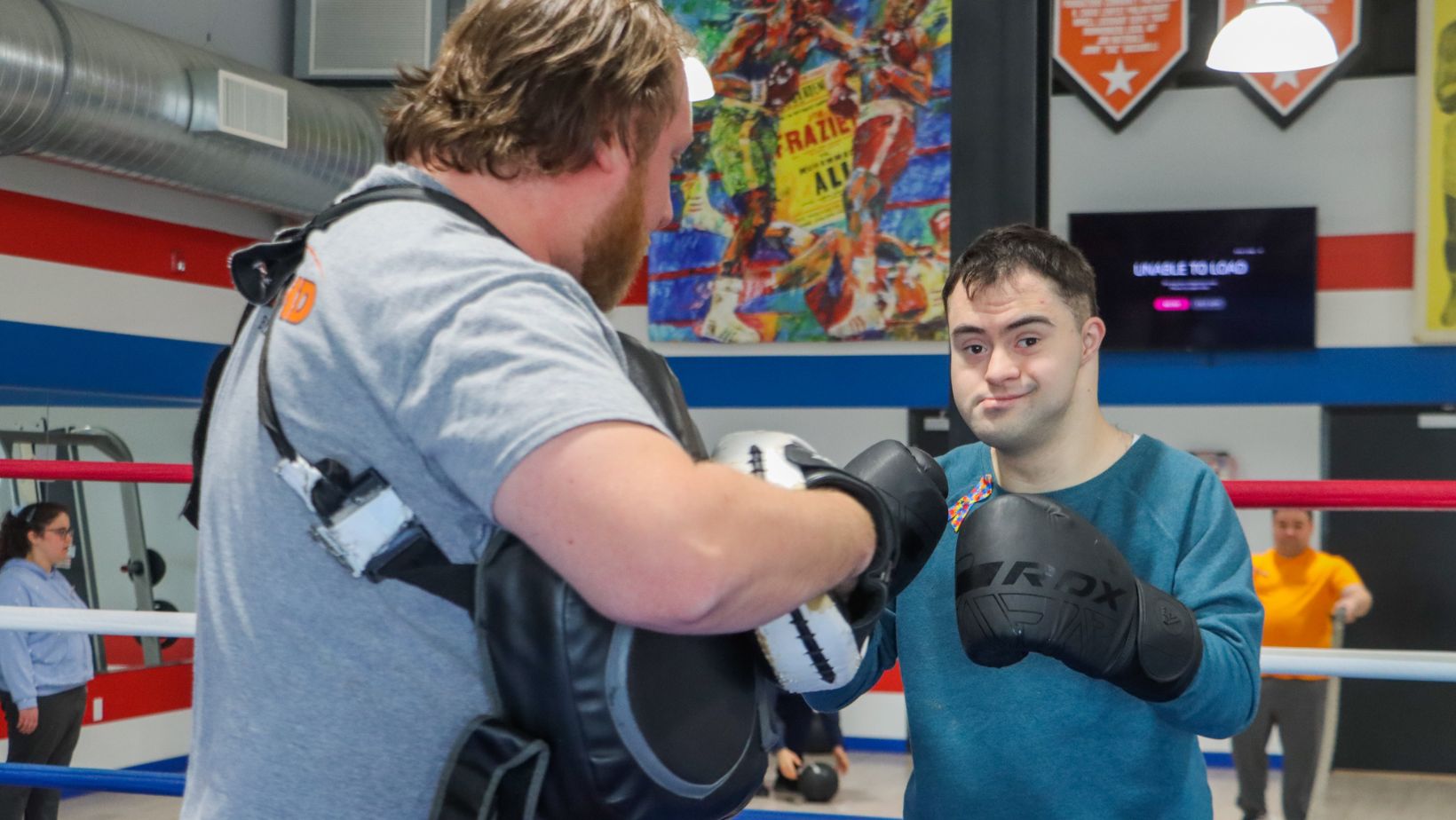 Young adults with disabilities step in the ring at Joe Hand Boxing Gym