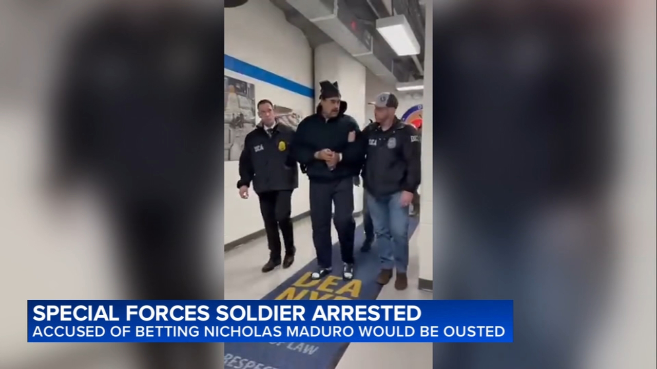 US soldier charged with using classified intel to win $400K Polymarket bet on Maduro raid