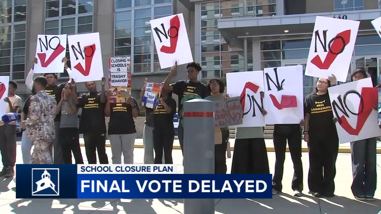 Controversial Philly school closure plan vote postponed