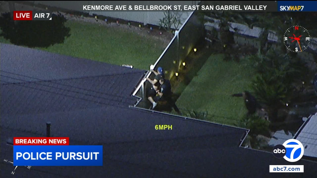 Baldwin Park chase ends after driver spins out, gets tackled by cops