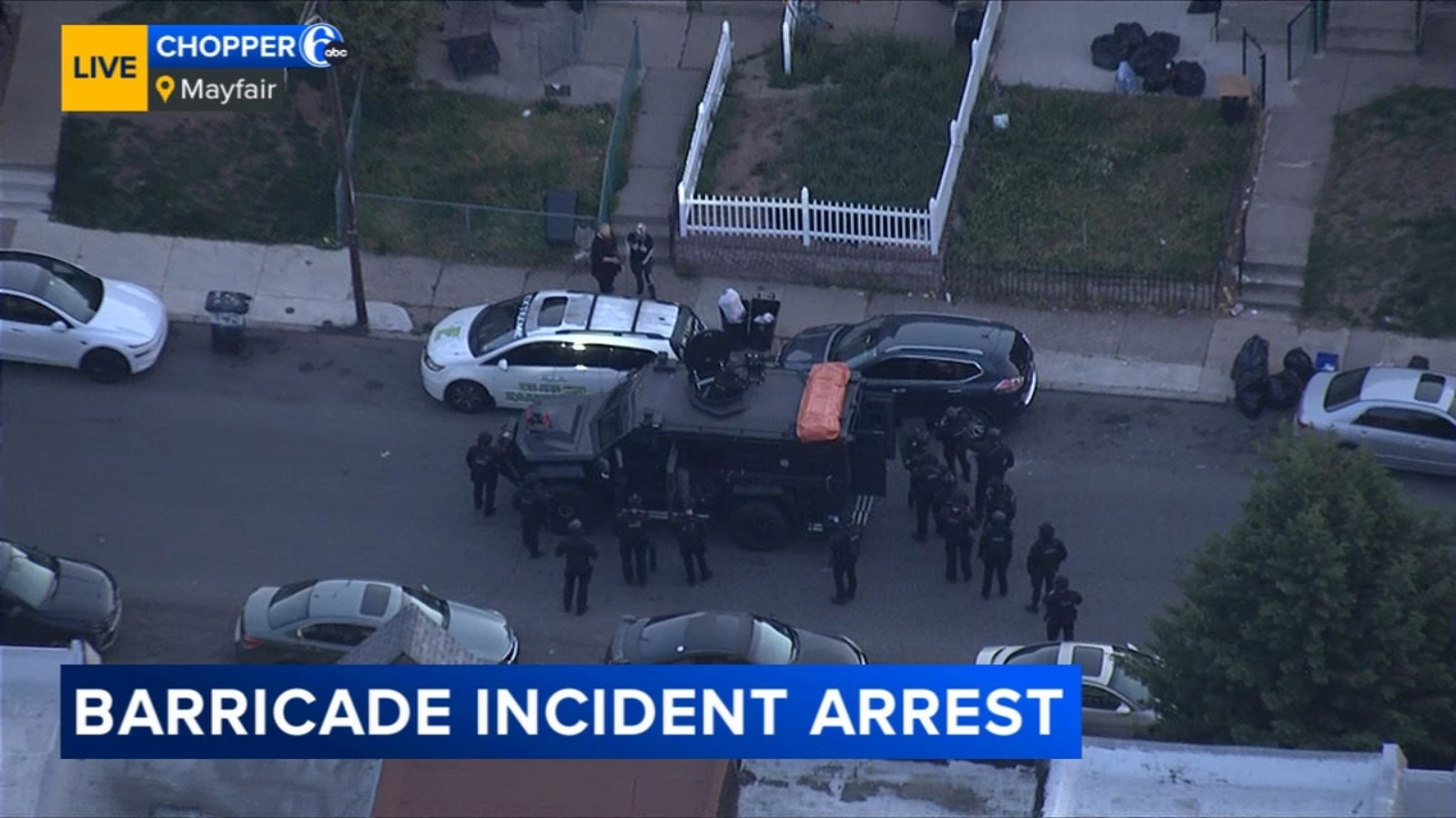 Man in custody following 3-hour barricade incident in Philadelphia's ...