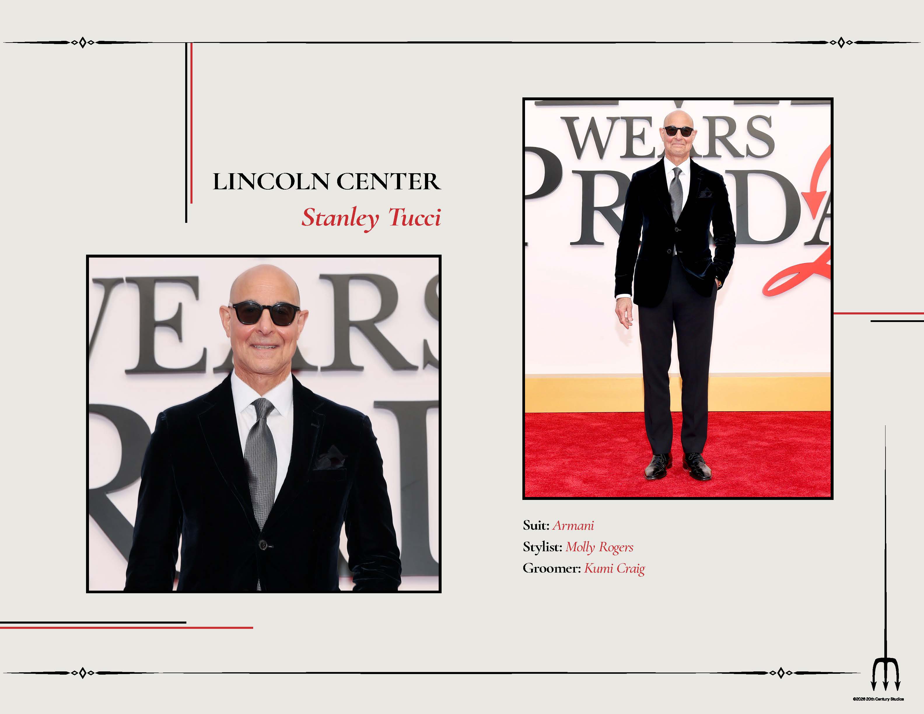 Fifth page of "The Devil Wears Prada 2" New York City lookbook