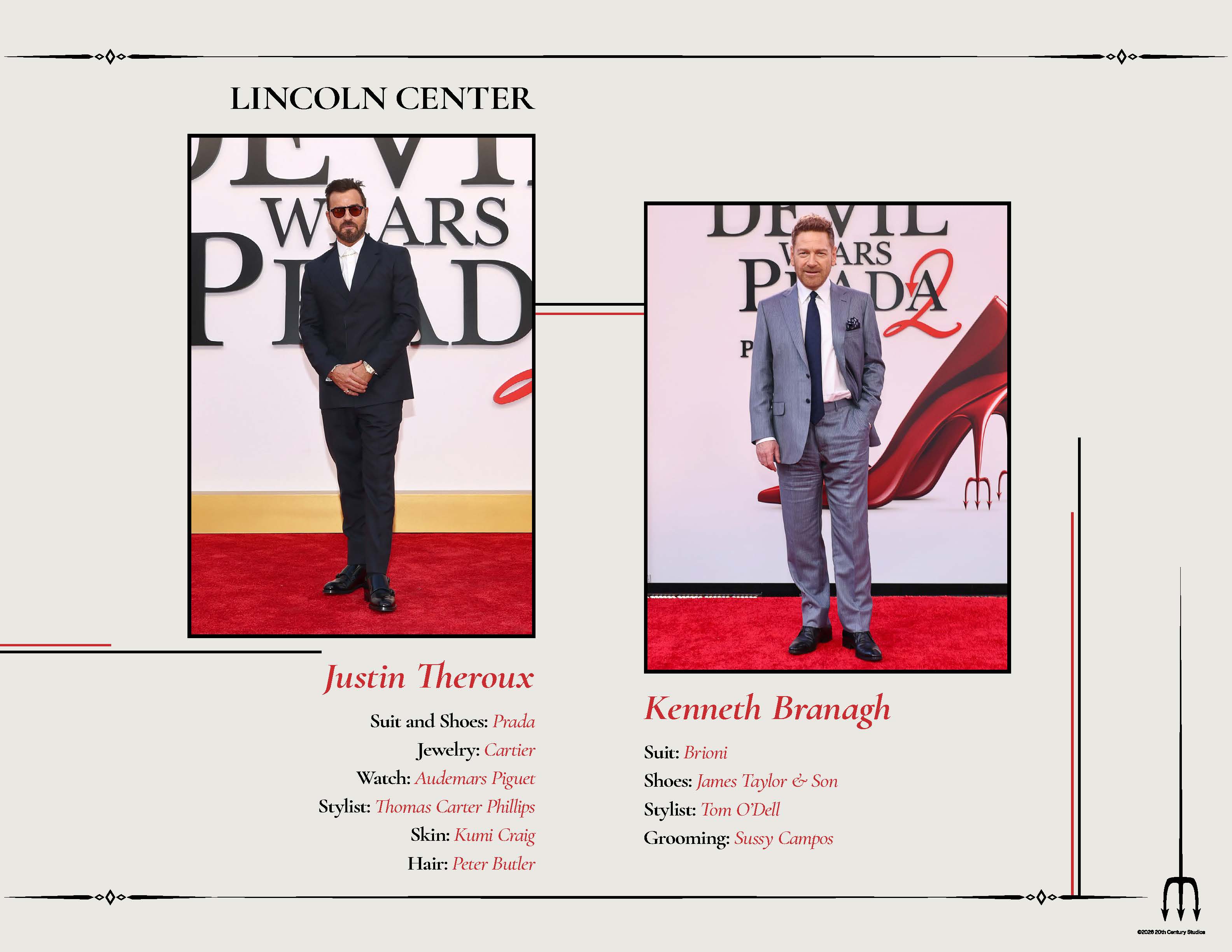 Ninth page of "The Devil Wears Prada 2" New York City lookbook