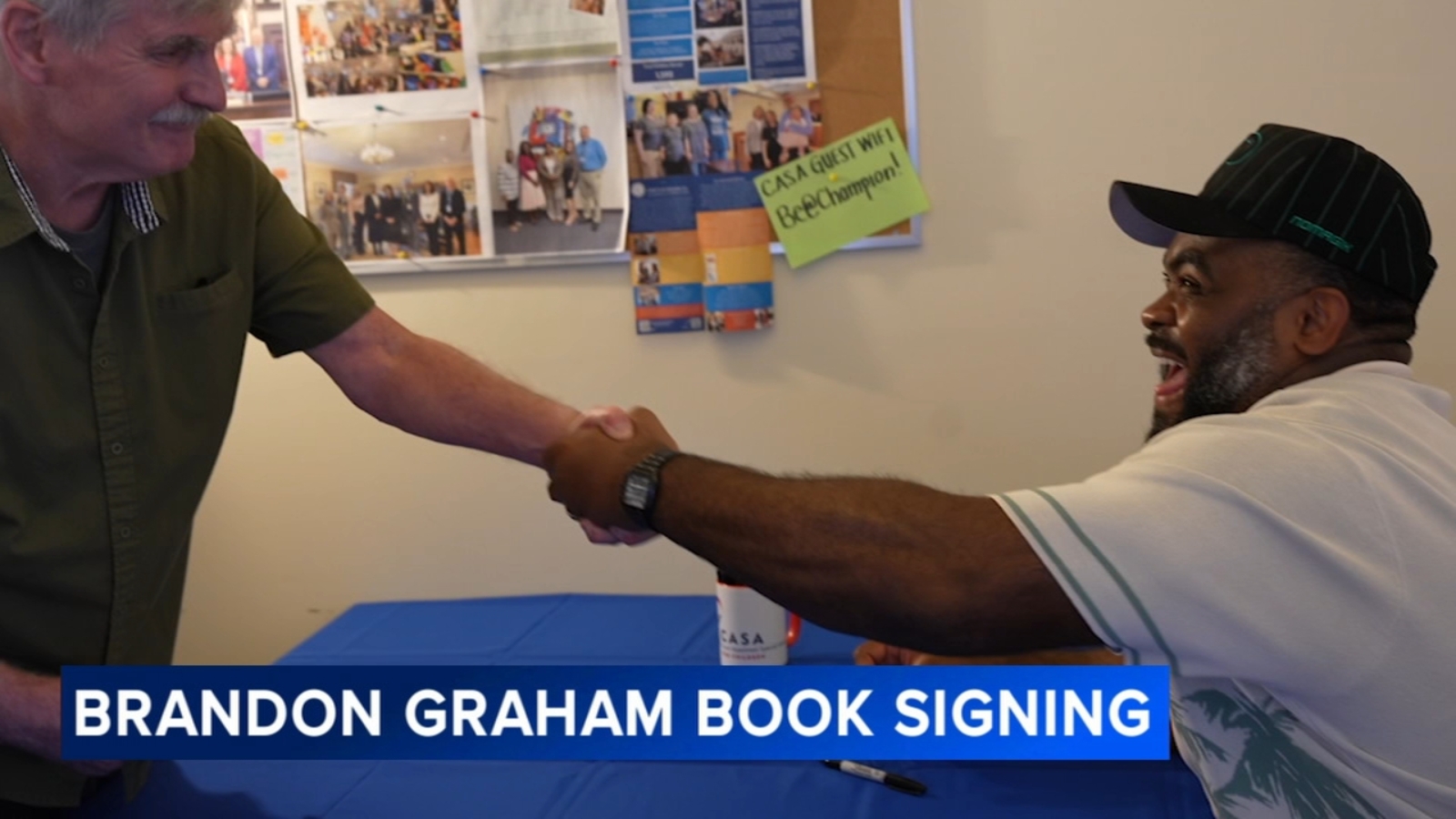 Brandon Graham meets fans at book signing in Delaware County