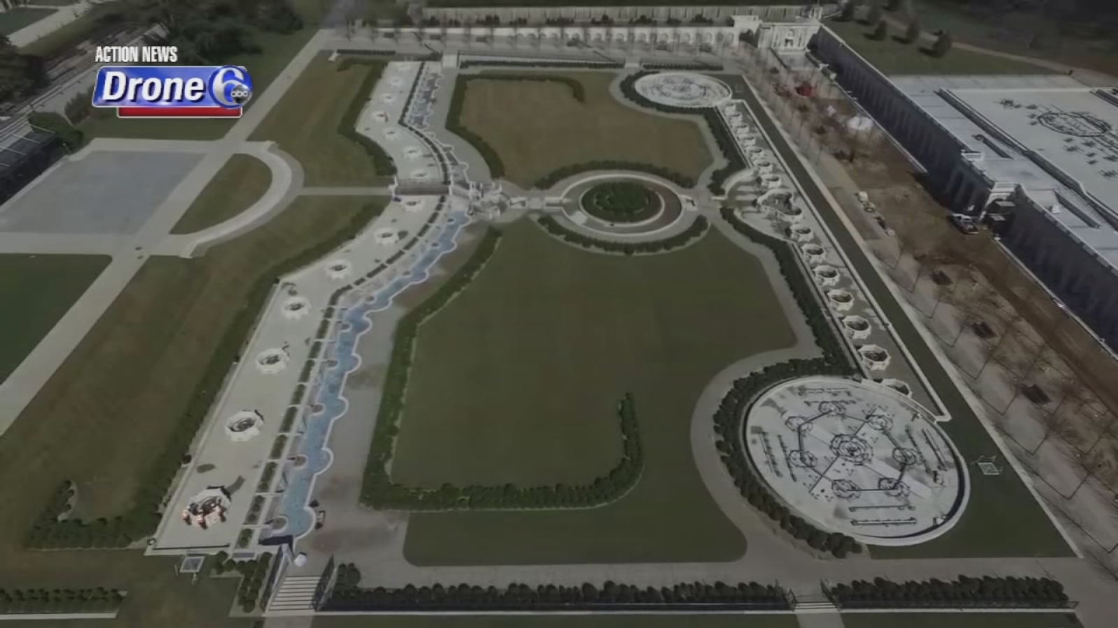 VIDEO Drone 6 over Longwood Gardens 6abc Philadelphia