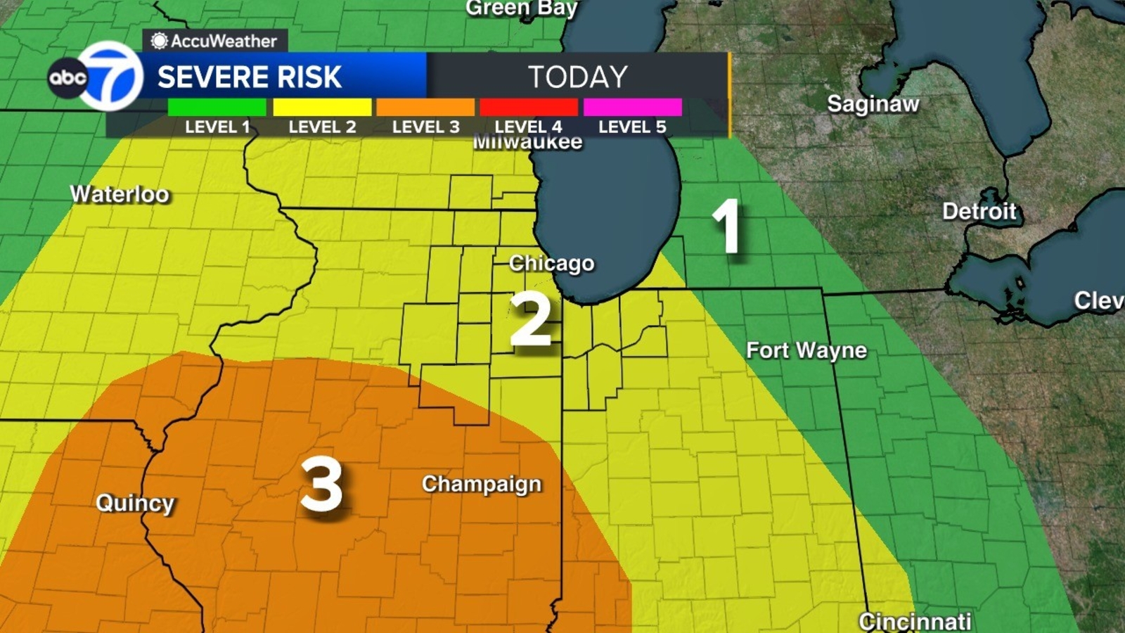 Chicago weather: Potentially severe storms in forecast for area Monday