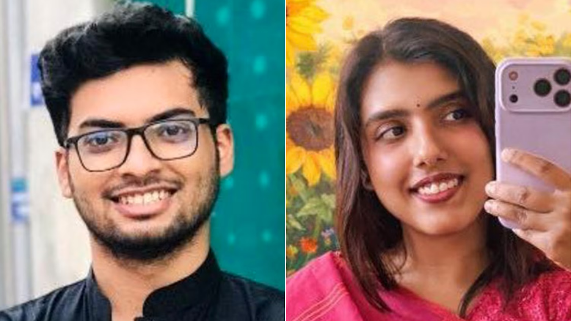 In these photos released by the University of South Florida Police Department, Zamil Limon and Nahida Bristy are shown.