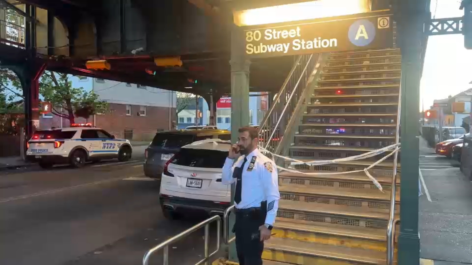 Police search for suspects after 15-year-old boy shot on Manhattan-bound subway train