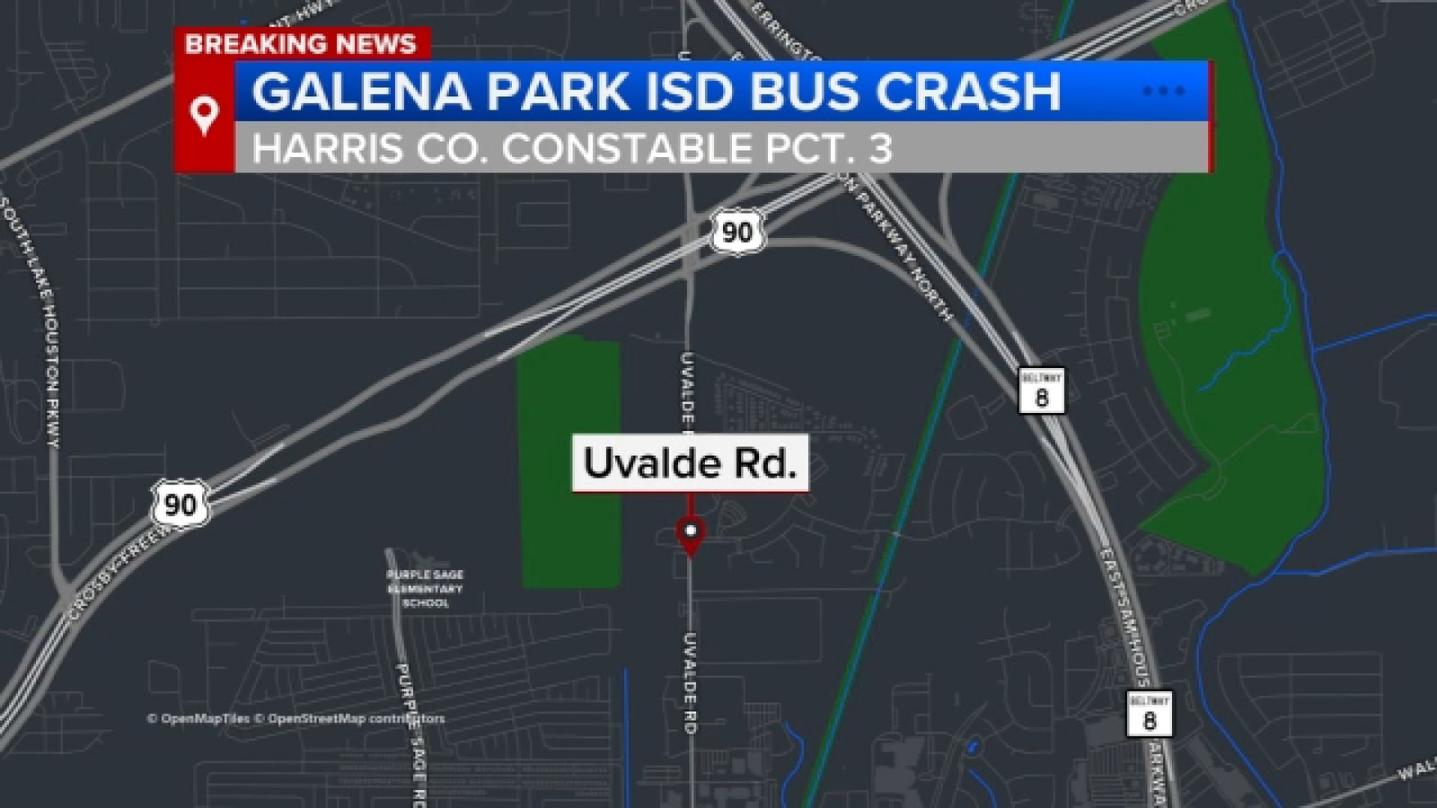 Investigation underway after crash involving Galena Park ISD school bus, Pct. 3 says