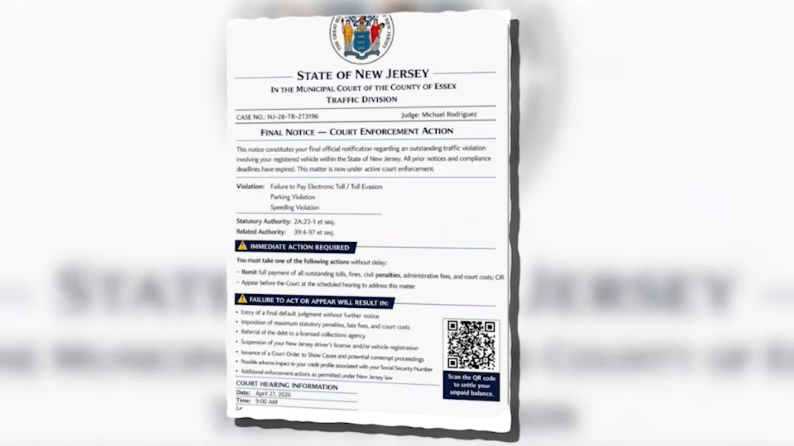 New Jersey police warn drivers of new text scams about owing money