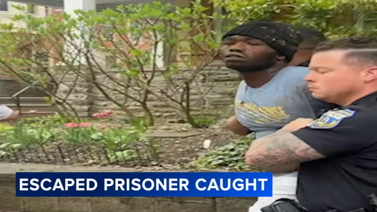 Man accused of escaping police custody captured after hours-long search in Powelton