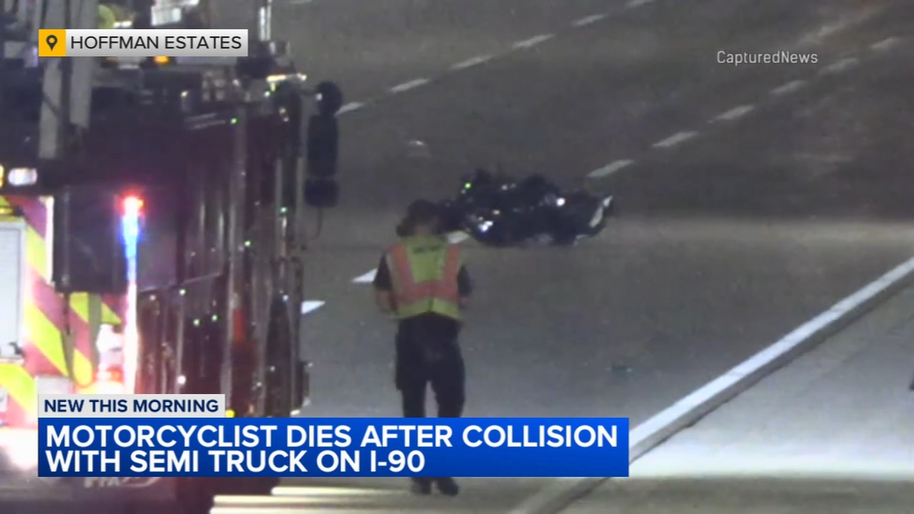 Motorcycle rider killed in semi crash in Hoffman Estates identified by officials