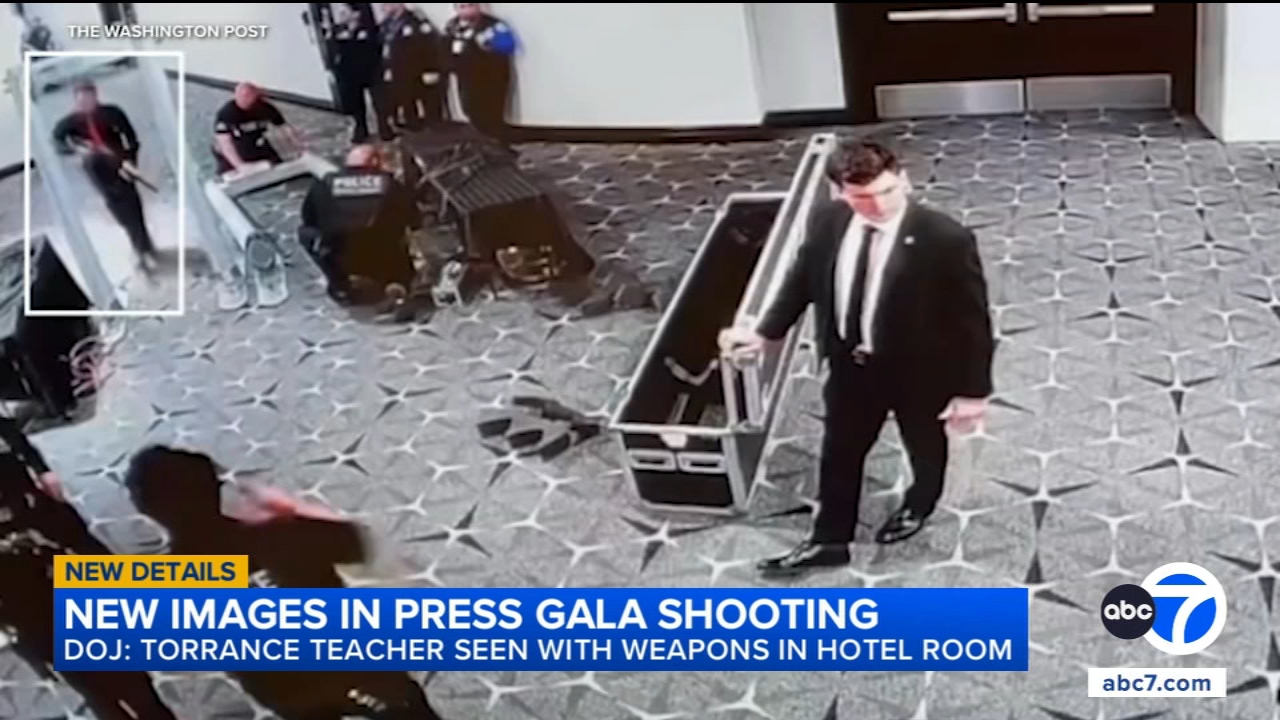 New images show WHCD shooting suspect run through metal detector