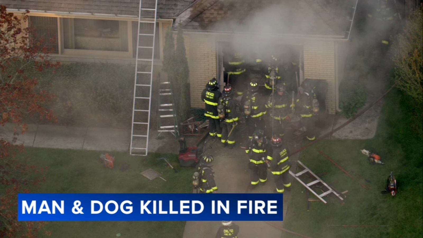 Man, dog die in house fire on far Northwest Side, Chicago fire and police say