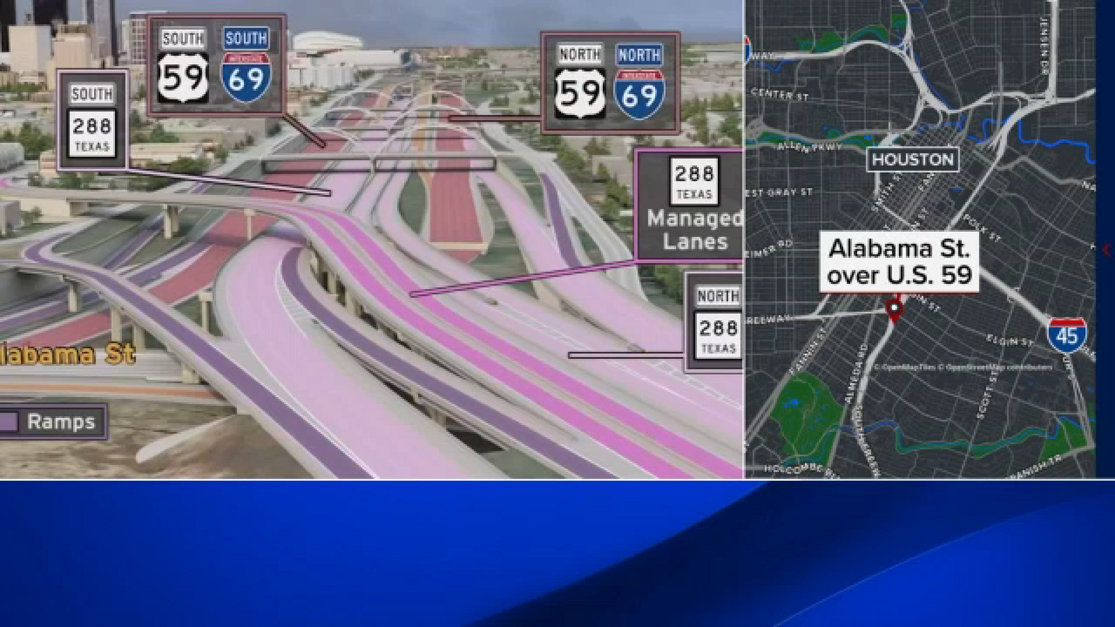 Alabama Street bridge closing for a year; U.S. 59 northbound closes for the weekend