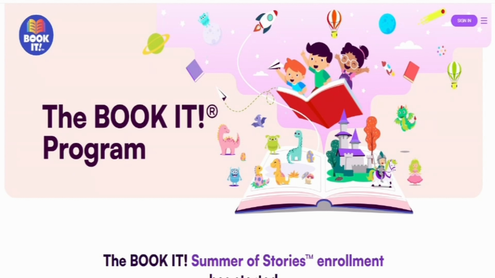 Taste of nostalgia: Book It! program returns, offering free personal ...