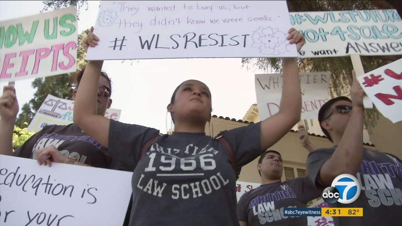 Whittier law students demand answers in decision to end program