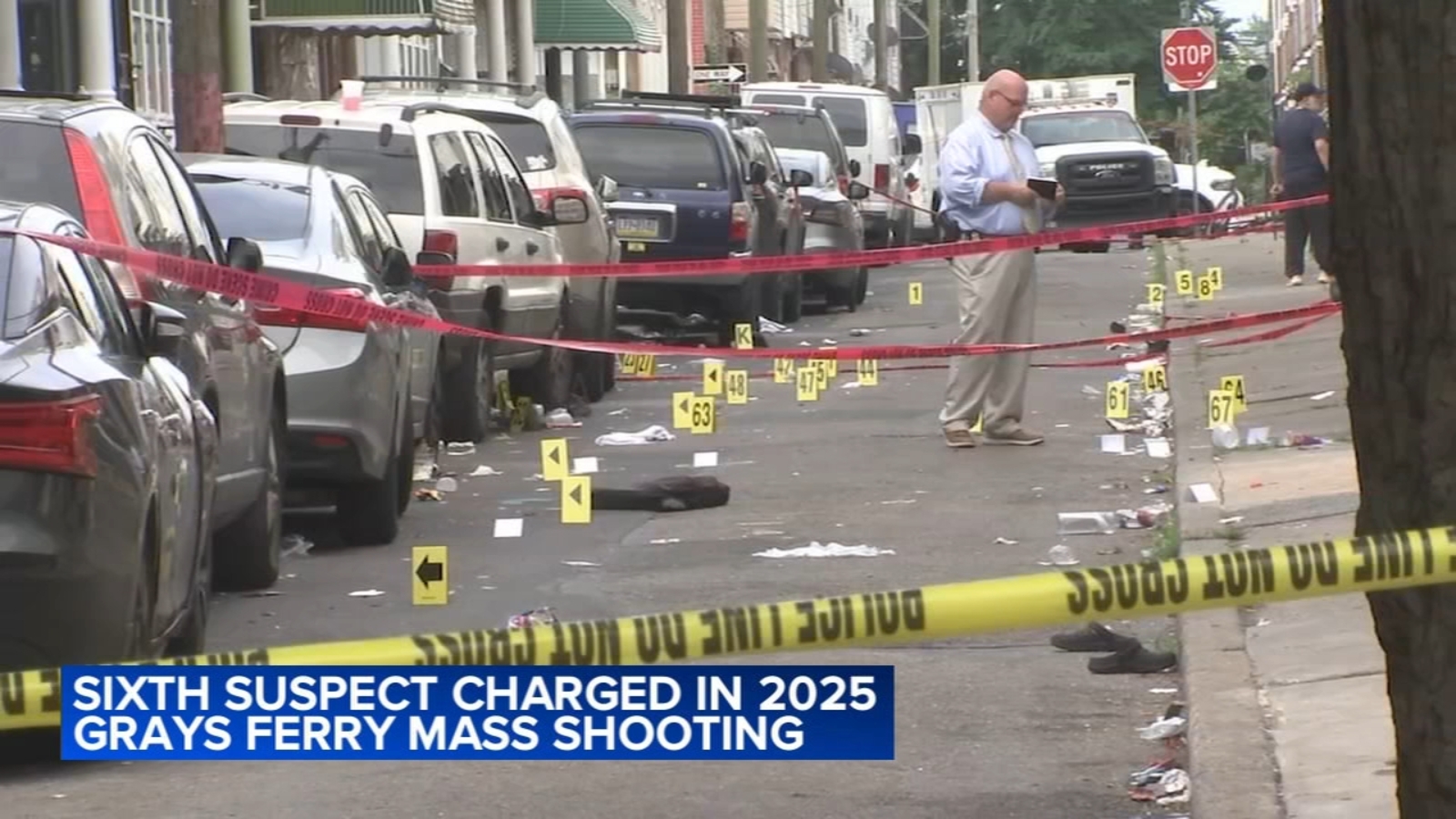 Sixth suspect charged in deadly 2025 mass shooting in Grays Ferry ...