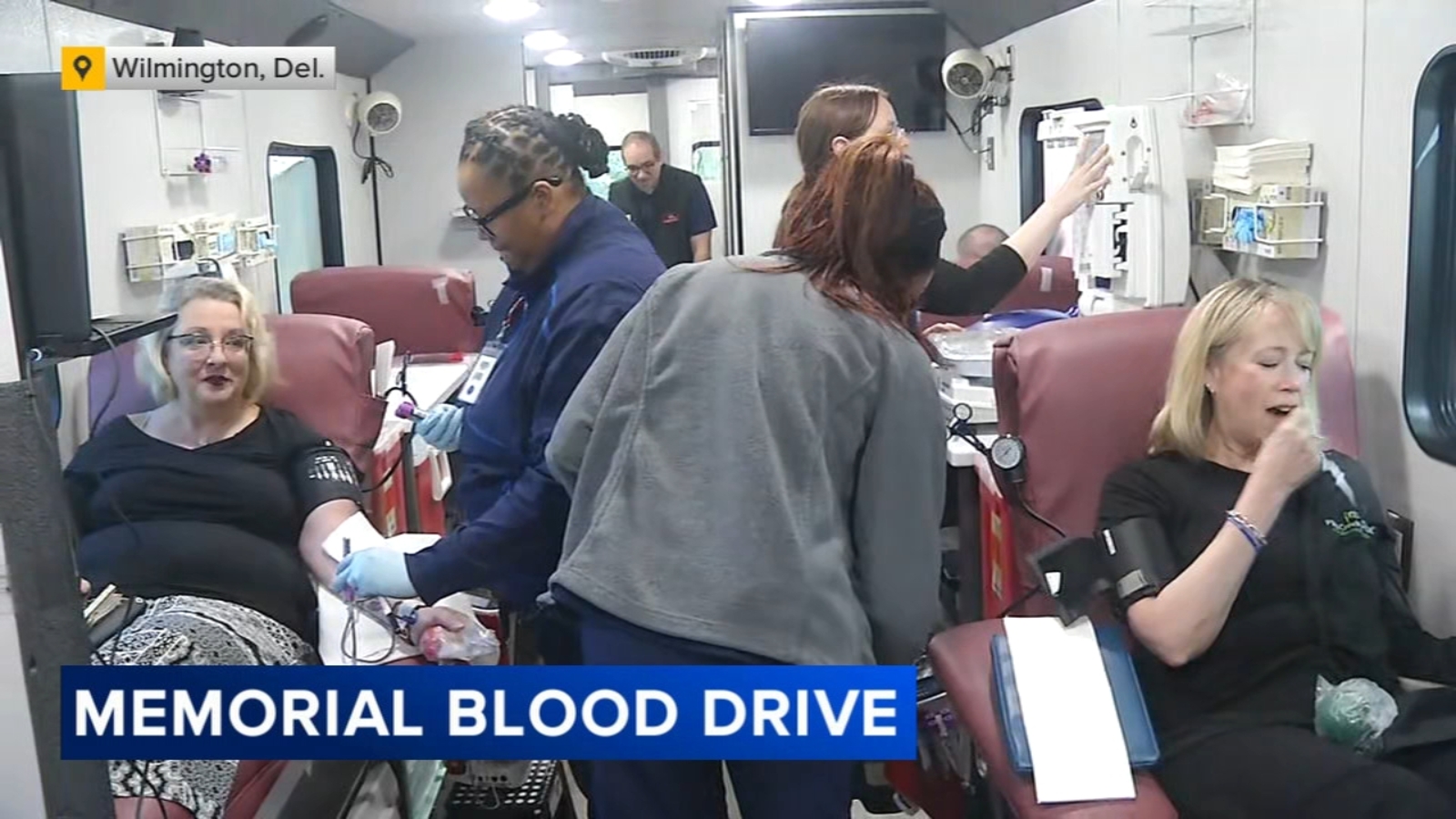 Blood bank holds blood drive in honor of New Castle County police officer Chris Skrobot