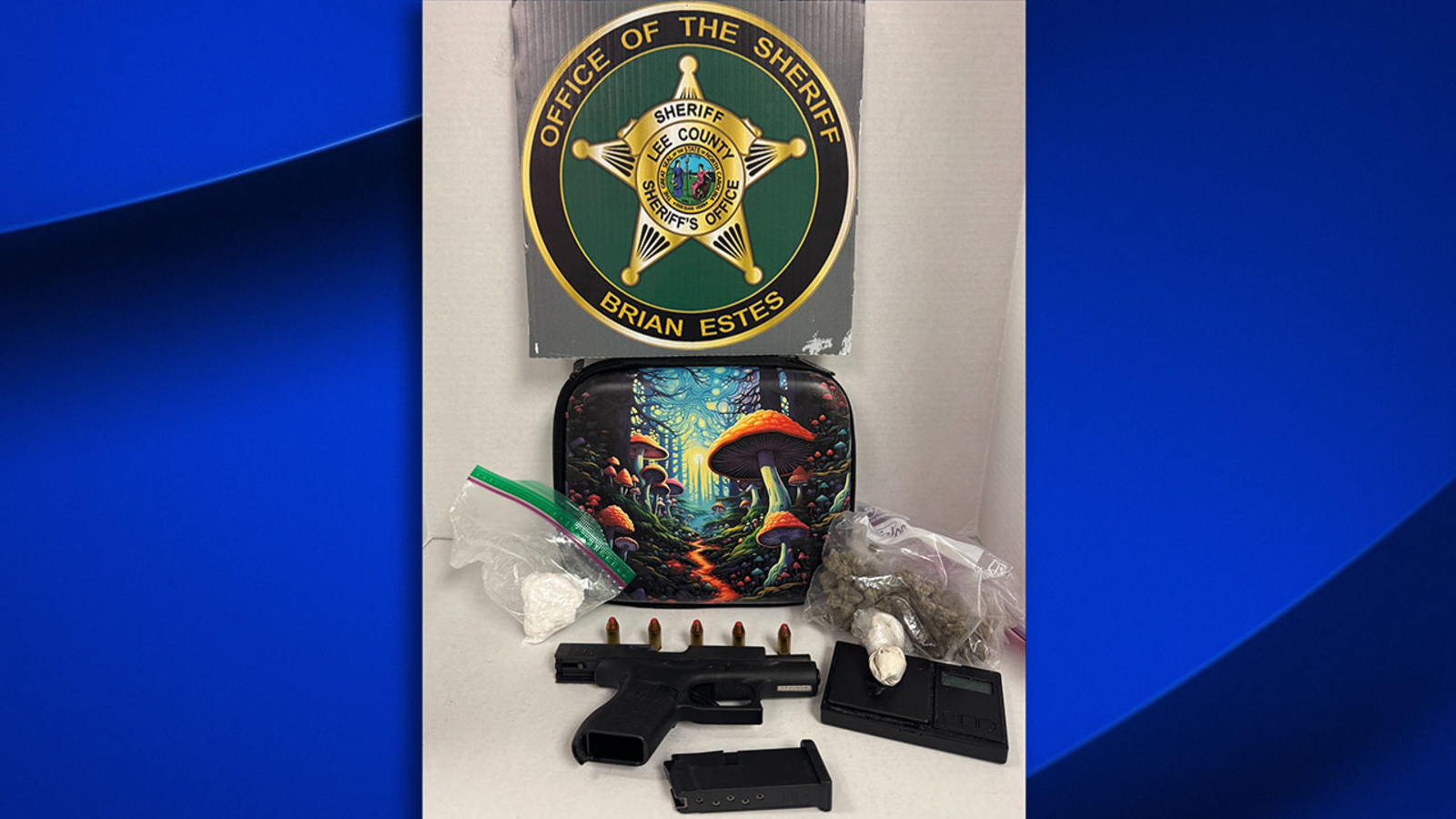 Lee County deputy chase leads to extensive drug charges