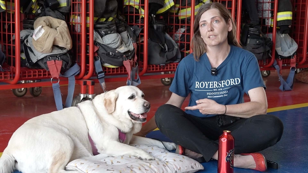 'Liv' the therapy dog is a good neighbor to Royersford residents