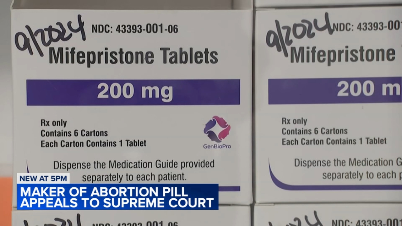 Makers of abortion pill mifepristone file SCOTUS emergency appeal